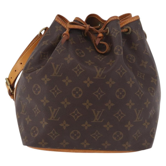 LOUIS VUITTON Monogram Petit Noe Shoulder Bag M42226 LV Auth 189283