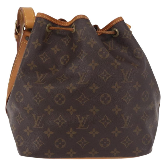 LOUIS VUITTON Monogram Petit Noe Shoulder Bag M42226 LV Auth 189283