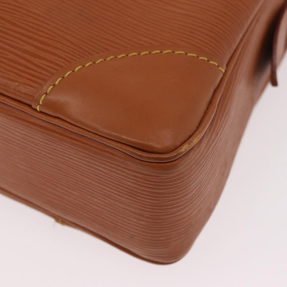 LOUIS VUITTON Epi Porte Documents Voyage Zipangu Gold M54478 Auth 189287