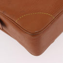 LOUIS VUITTON Epi Porte Documents Voyage Zipangu Gold M54478 Auth 189287-16