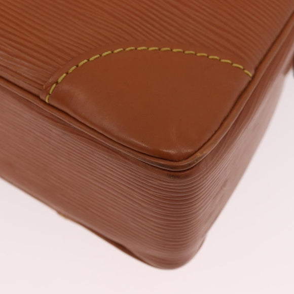 LOUIS VUITTON Epi Porte Documents Voyage Zipangu Gold M54478 Auth 189287