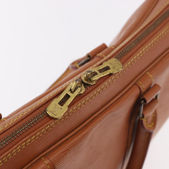 LOUIS VUITTON Epi Porte Documents Voyage Zipangu Gold M54478 Auth 189287