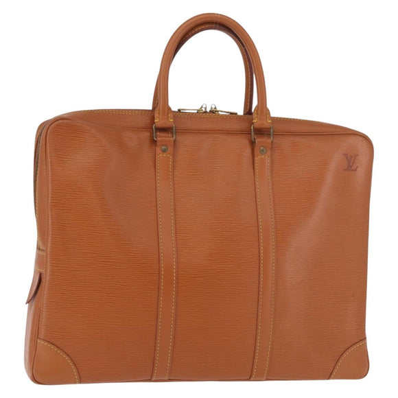 LOUIS VUITTON Epi Porte Documents Voyage Zipangu Gold M54478 Auth 189287