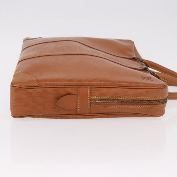 LOUIS VUITTON Epi Porte Documents Voyage Zipangu Gold M54478 Auth 189287
