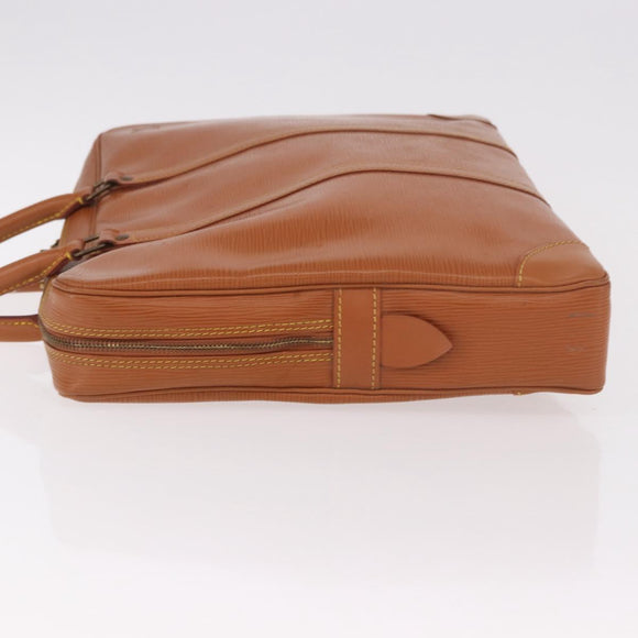 LOUIS VUITTON Epi Porte Documents Voyage Zipangu Gold M54478 Auth 189287