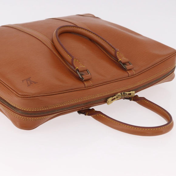 LOUIS VUITTON Epi Porte Documents Voyage Zipangu Gold M54478 Auth 189287