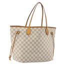 LOUIS VUITTON Damier Azur Neverfull MM Tote Bag N41605 LV Auth 189288-1