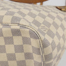 LOUIS VUITTON Damier Azur Neverfull MM Tote Bag N41605 LV Auth 189288-12