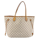 LOUIS VUITTON Damier Azur Neverfull MM Tote Bag N41605 LV Auth 189288-2