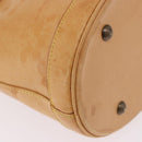 LOUIS VUITTON Nomad leather Bucket PM Shoulder Bag Beige M85001 LV Auth 189289-17