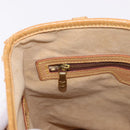 LOUIS VUITTON Nomad leather Bucket PM Shoulder Bag Beige M85001 LV Auth 189289-23