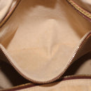 LOUIS VUITTON Nomad leather Bucket PM Shoulder Bag Beige M85001 LV Auth 189289-26