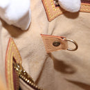 LOUIS VUITTON Nomad leather Bucket PM Shoulder Bag Beige M85001 LV Auth 189289-12