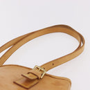 LOUIS VUITTON Nomad leather Bucket PM Shoulder Bag Beige M85001 LV Auth 189289-14