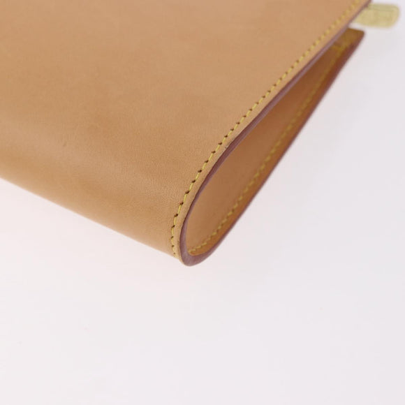 LOUIS VUITTON Nomad lederen Bucket PM Pouch Beige LV Auth 189290