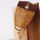 LOUIS VUITTON Nomad lederen Bucket PM Pouch Beige LV Auth 189290-8