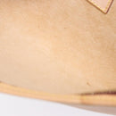 LOUIS VUITTON Nomad lederen Bucket PM Pouch Beige LV Auth 189290-11