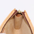 LOUIS VUITTON Nomad lederen Bucket PM Pouch Beige LV Auth 189290-20