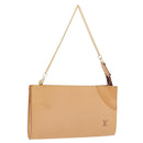 LOUIS VUITTON Nomad lederen Bucket PM Pouch Beige LV Auth 189290-1