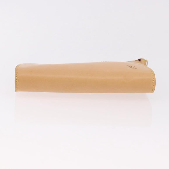 LOUIS VUITTON Nomad lederen Bucket PM Pouch Beige LV Auth 189290