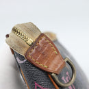 LOUIS VUITTON Multicolor Pochette Accessoires Pouch Black M92648 LV Auth 189291-8