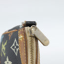 LOUIS VUITTON Multicolor Pochette Accessoires Pouch Black M92648 LV Auth 189291-9
