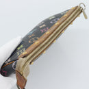 LOUIS VUITTON Multicolor Pochette Accessoires Pouch Black M92648 LV Auth 189291-5