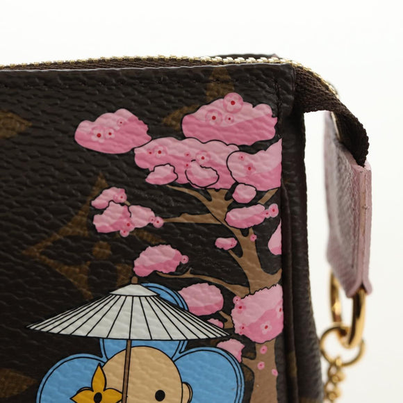 LOUIS VUITTON Monogram Vivienne Mini Pochette Accessoires M45905 Auth 189293SM