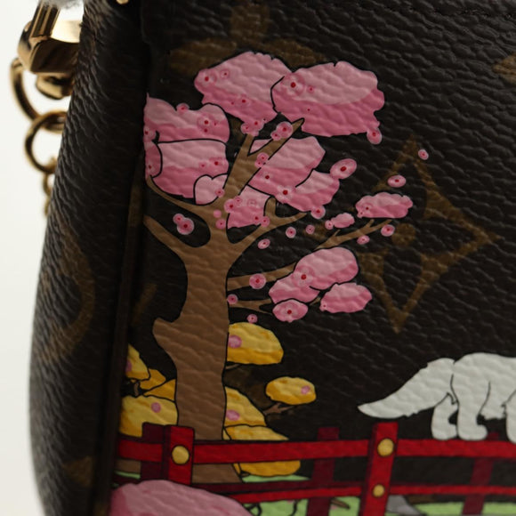 LOUIS VUITTON Monogram Vivienne Mini Pochette Accessoires M45905 Auth 189293SM