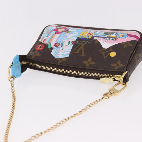 LOUIS VUITTON Vivienne Mini Pochette Accessoires Pouch M81637 LV Auth 189294SM