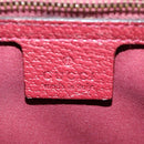 GUCCI GG Canvas Horsebit Hand Bag Pink Gold 120984 Auth 189295V-20