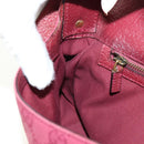 GUCCI GG Canvas Horsebit Hand Bag Pink Gold 120984 Auth 189295V-22