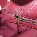GUCCI GG Canvas Horsebit Hand Bag Pink Gold 120984 Auth 189295V-23