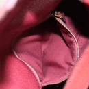GUCCI GG Canvas Horsebit Hand Bag Pink Gold 120984 Auth 189295V-24
