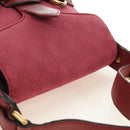 GUCCI GG Canvas Horsebit Hand Bag Pink Gold 120984 Auth 189295V-6