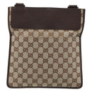 GUCCI GG Canvas Shoulder Bag Beige Silver 27639 Auth 189298A-13