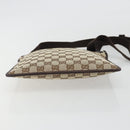 GUCCI GG Canvas Shoulder Bag Beige Silver 27639 Auth 189298A-5
