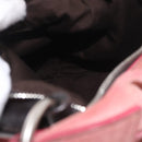Miu Miu Shoulder Bag Suede Pink Silver Auth 189307-18