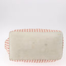 CHANEL Matelasse Shoulder Bag Canvas Pink Gold CC Auth 189308-5