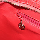 CHANEL Matelasse Reprint Tote Bag Caviar Skin Red CC Auth 189312SAV-21