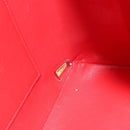 CHANEL Matelasse Reprint Tote Bag Caviar Skin Red CC Auth 189312SAV-11