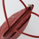 CHANEL Matelasse Reprint Tote Bag Caviar Skin Red CC Auth 189312SAV-6