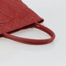 CHANEL Matelasse Reprint Tote Bag Caviar Skin Red CC Auth 189312SAV-7