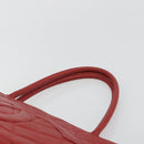 CHANEL Matelasse Reprint Tote Bag Caviar Skin Red CC Auth 189312SAV-14