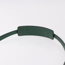 PRADA Shoulder Bag Leather Green Gold Auth 189320SAM-8
