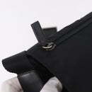 PRADA Shoulder Bag Nylon Black Silver Auth 189321A-19