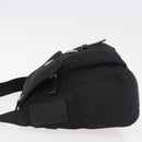 PRADA Shoulder Bag Nylon Black Silver Auth 189321A-4