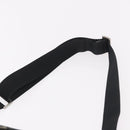PRADA Shoulder Bag Nylon Black Silver Auth 189321A-8