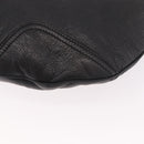 GUCCI Shoulder Bag Leather Black Gold 162882 Auth 189322A-11