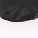 GUCCI Shoulder Bag Leather Black Gold 162882 Auth 189322A-12
